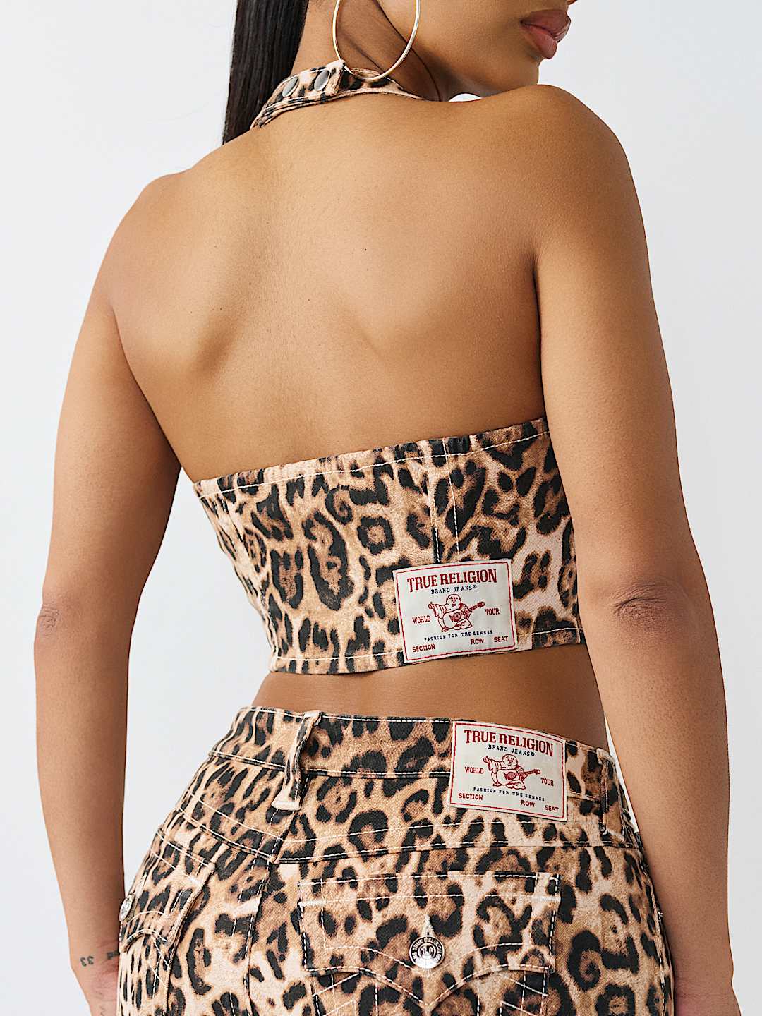 SCOOP NECK HALTER CORSET TOP, image 8