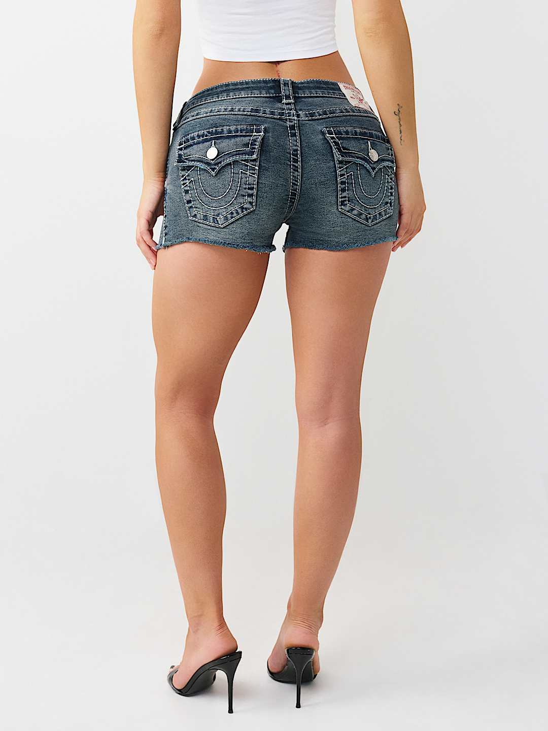 JOEY LOW RISE BIG T FLAP SHORT, image 5