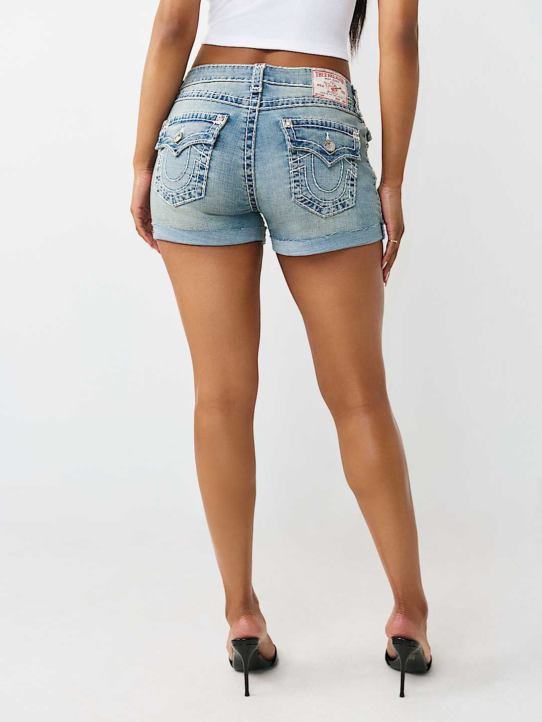 JENNIE MID RISE SUPER T FLAP CURVY SHORT, image 5