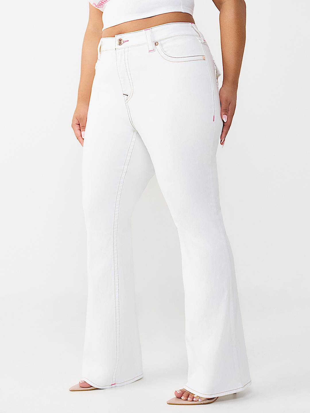 PLUS BECCA MID RISE FLAP BOOTCUT JEAN, image 4