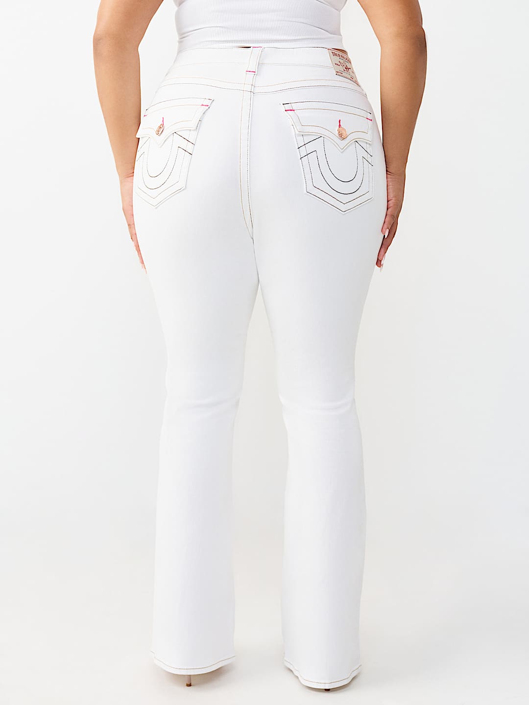 PLUS BECCA MID RISE FLAP BOOTCUT JEAN, image 5