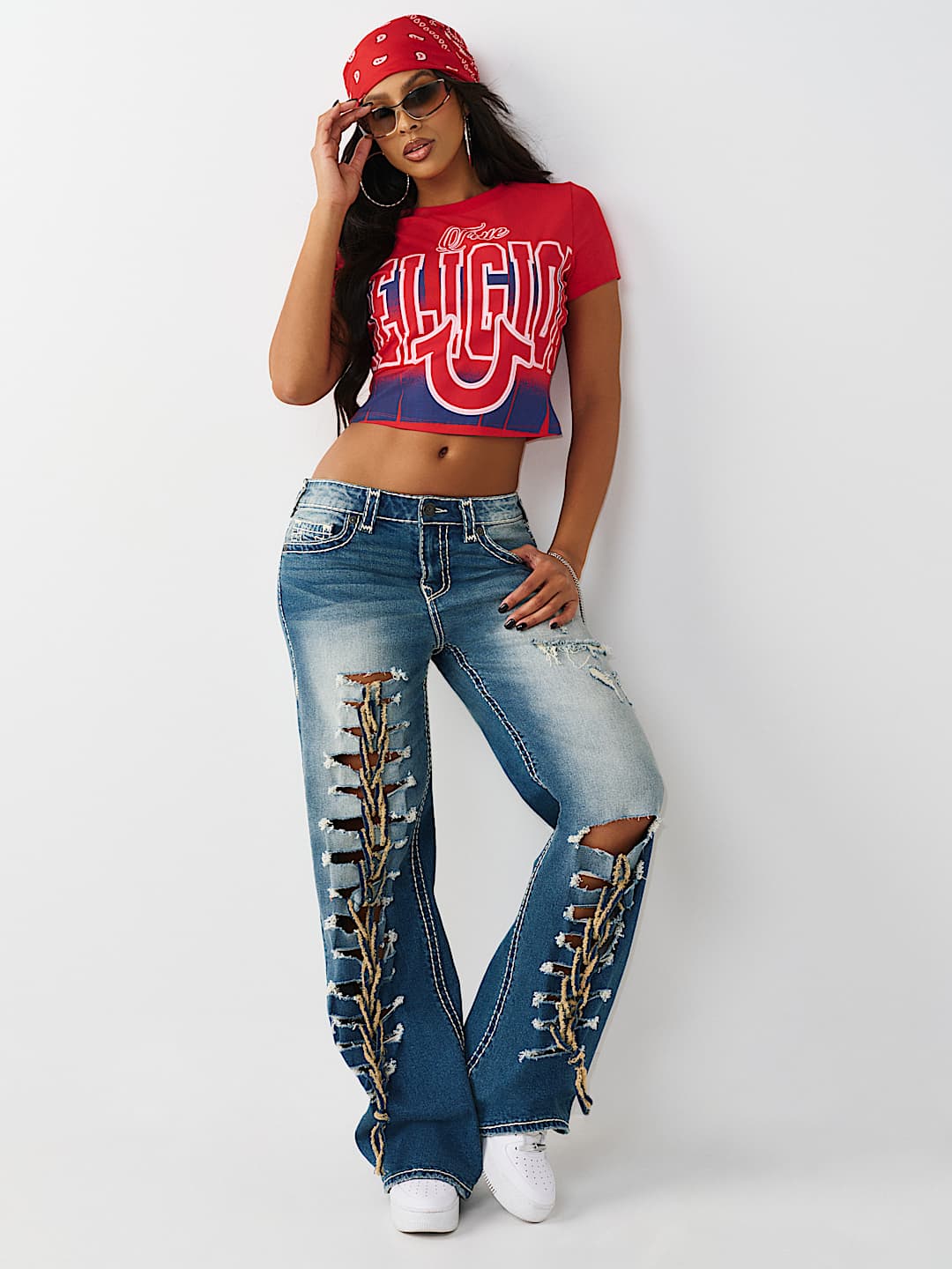 BOBBI MID RISE SUPER T BAGGY JEAN, image 4