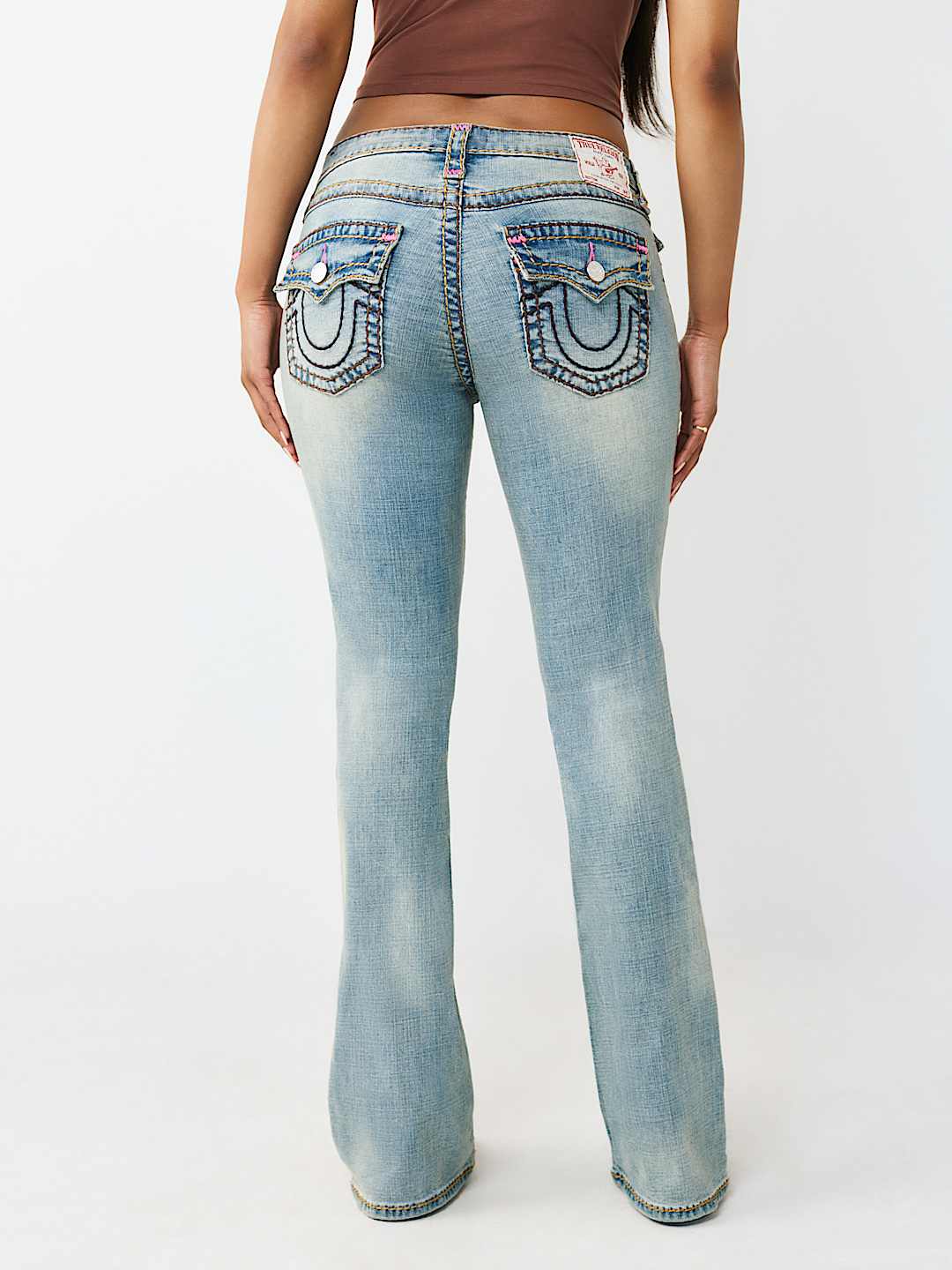 BECCA MID RISE SUPER T FLAP BOOTCUT JEAN, image 5