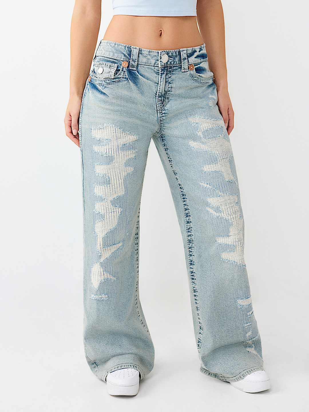 BOBBI BIG T FLAP BAGGY JEAN, image 2