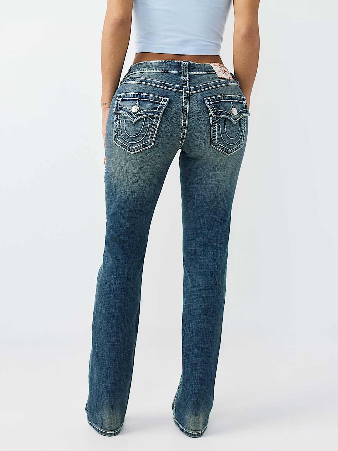 BILLIE MID RISE SUPER T FLAP STRAIGHT JEAN, image 5