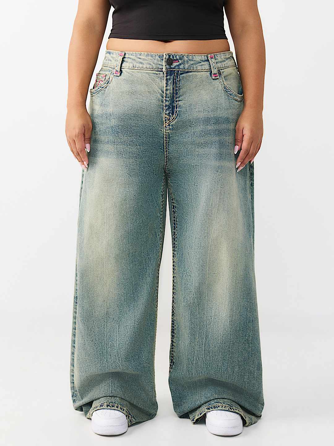 PLUS JESSIE SUPER T SUPER BAGGY JEAN, image 2