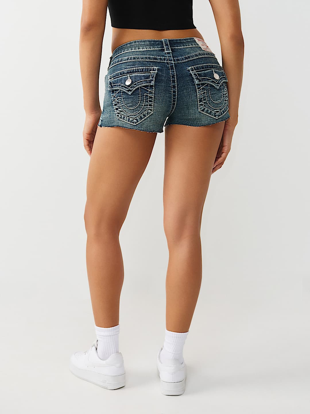 JOEY LOW RISE BIG T FLAP SHORT, image 8