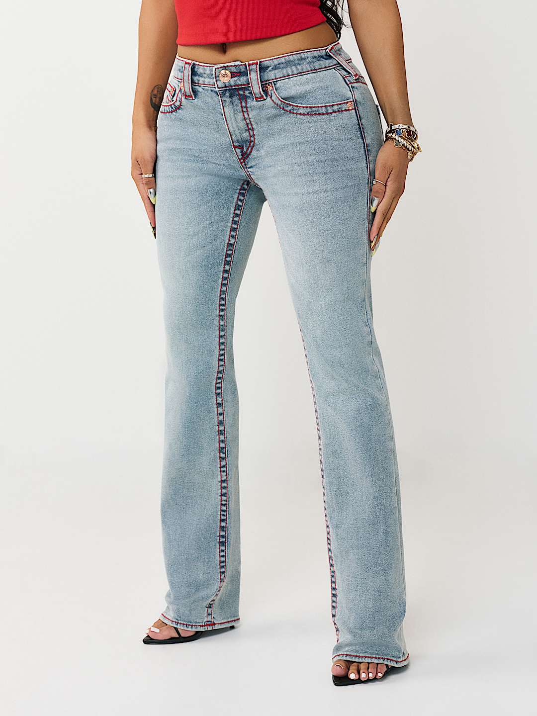 BILLIE MID RISE BIG T STRAIGHT JEAN, image 5