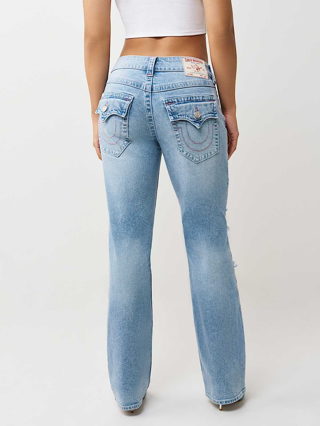 RICKI MID RISE RELAXED FLAP STRAIGHT  JEAN, image 4