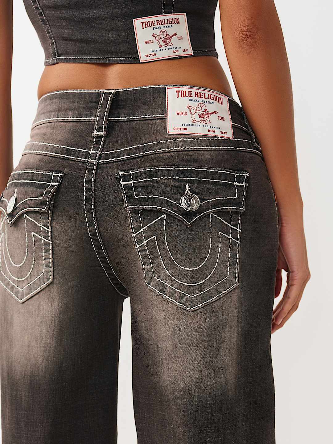 BIG T FLAP BAGGY DENIM JORT, image 2