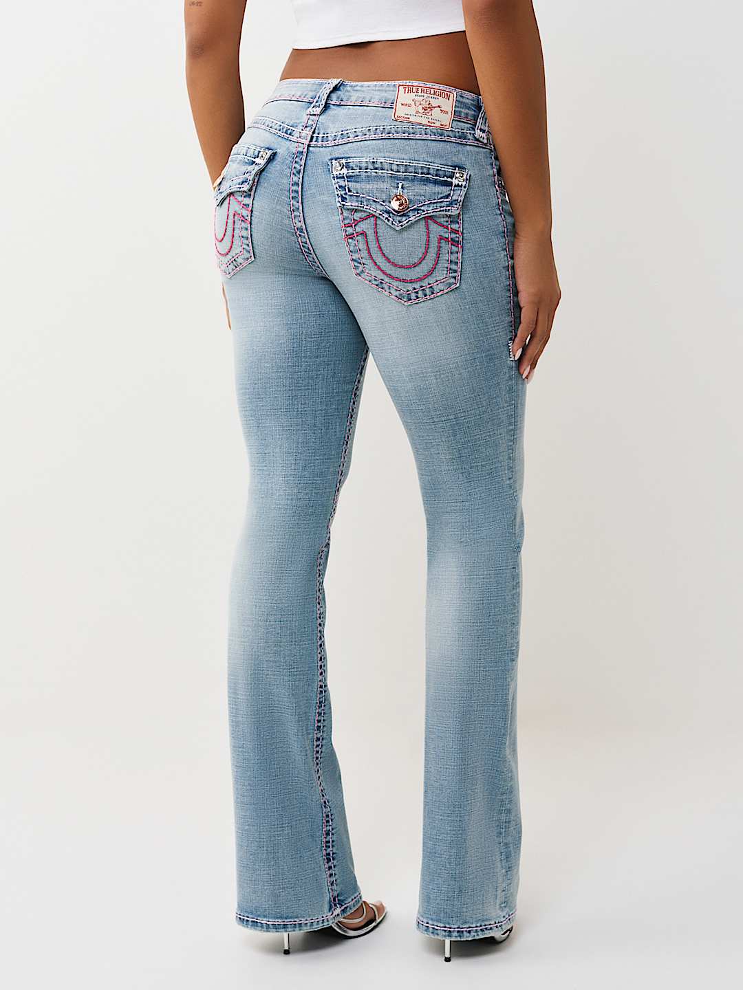 BECCA MID RISE SUPER T FLAP BOOTCUT JEAN, image 5