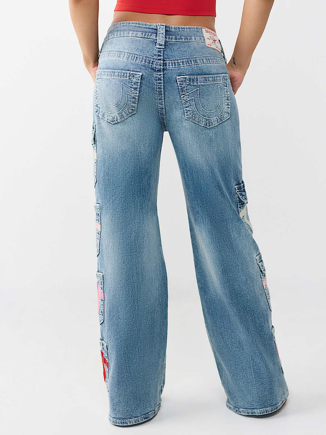 BOBBI MID RISE MULTI-POCKET BIG T BAGGY JEAN, image 7