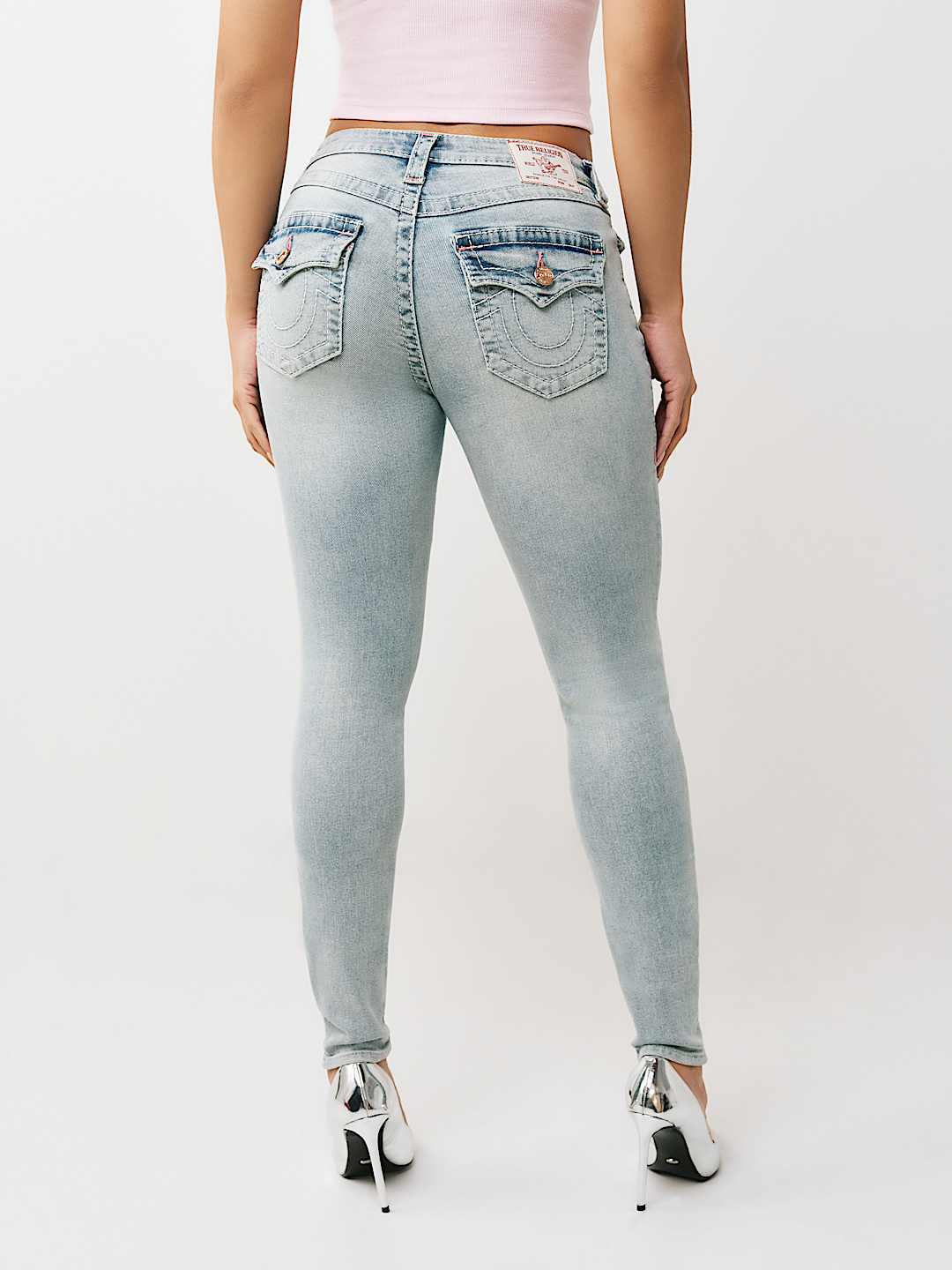 JENNIE MID RISE BIG T FLAP CURVY SKINNY JEAN, image 5