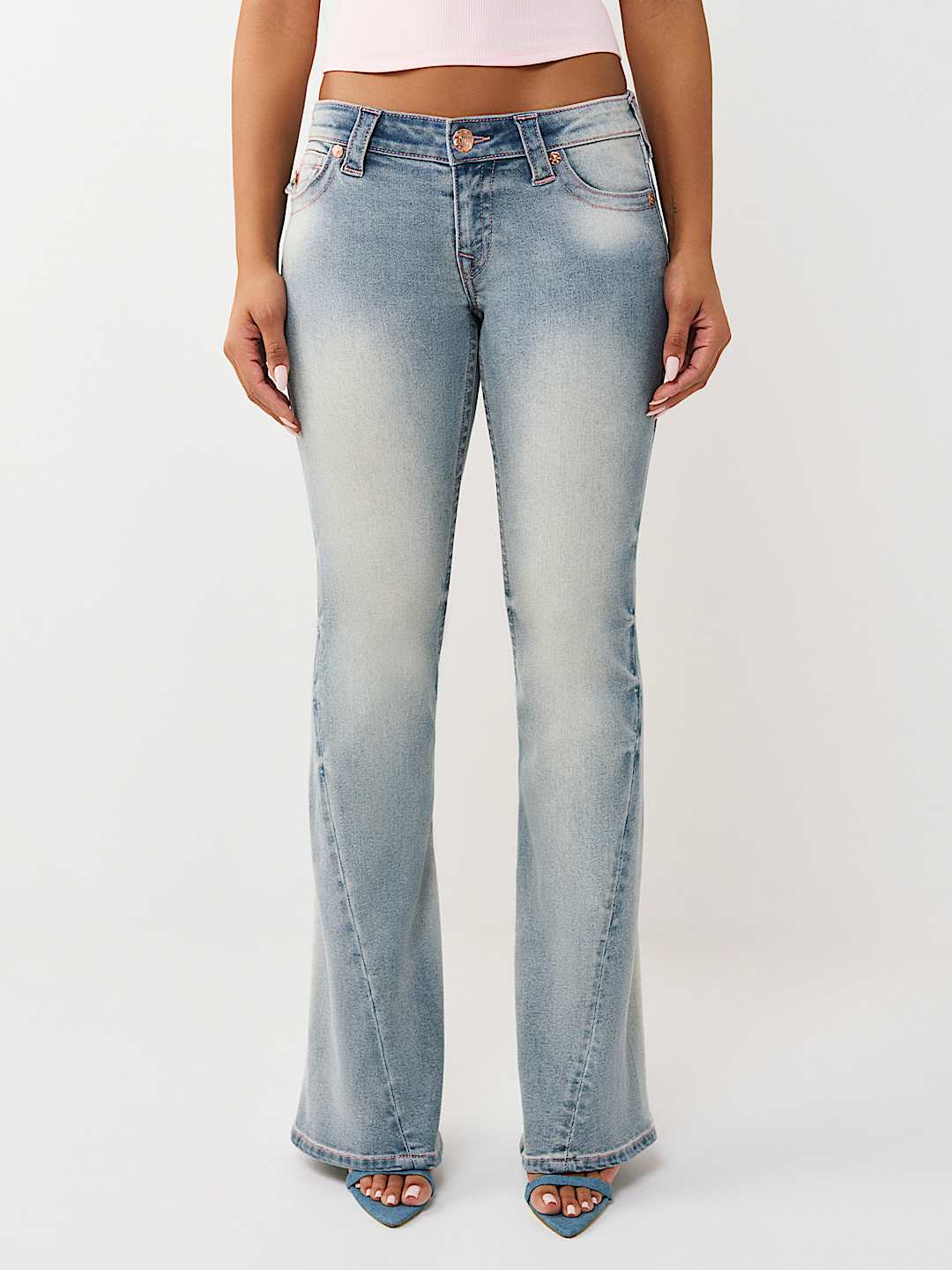 JOEY LOW RISE FLAP FLARE JEAN, image 3