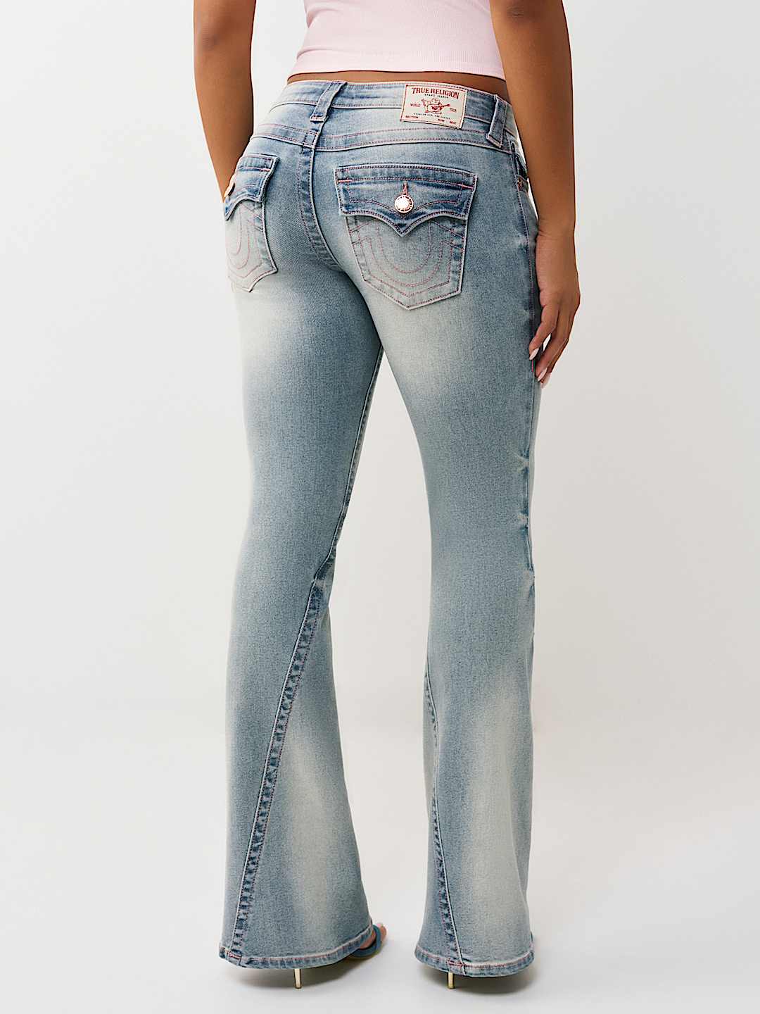 JOEY LOW RISE FLAP FLARE JEAN, image 5