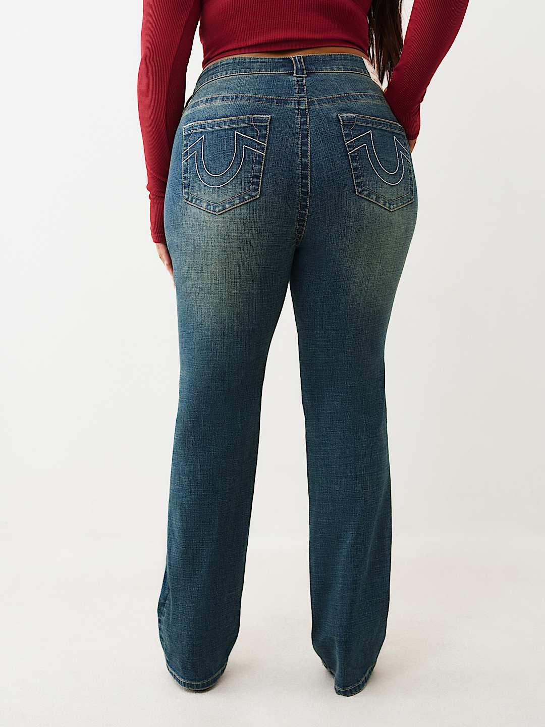PLUS BILLIE MID RISE STRAIGHT JEAN, image 5
