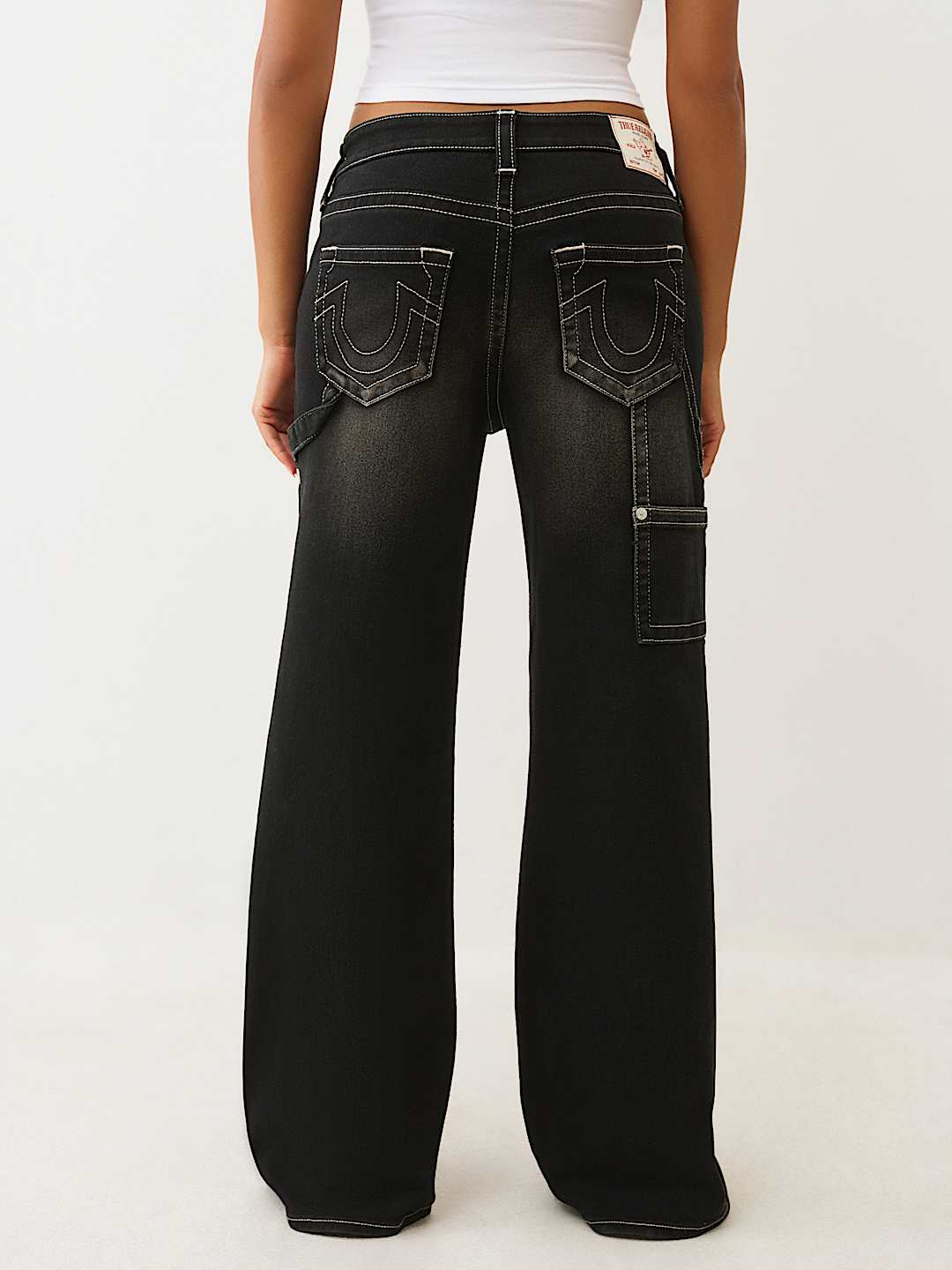 BOBBI STUDDED CARPENTER BAGGY JEAN, image 4