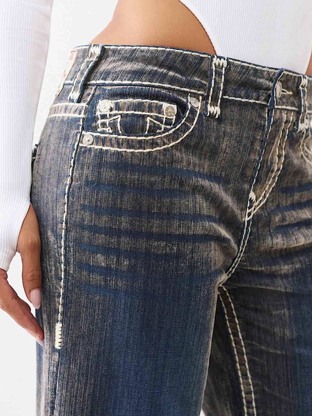 BOBBI VELVET SUPER T BAGGY JEAN, image 6