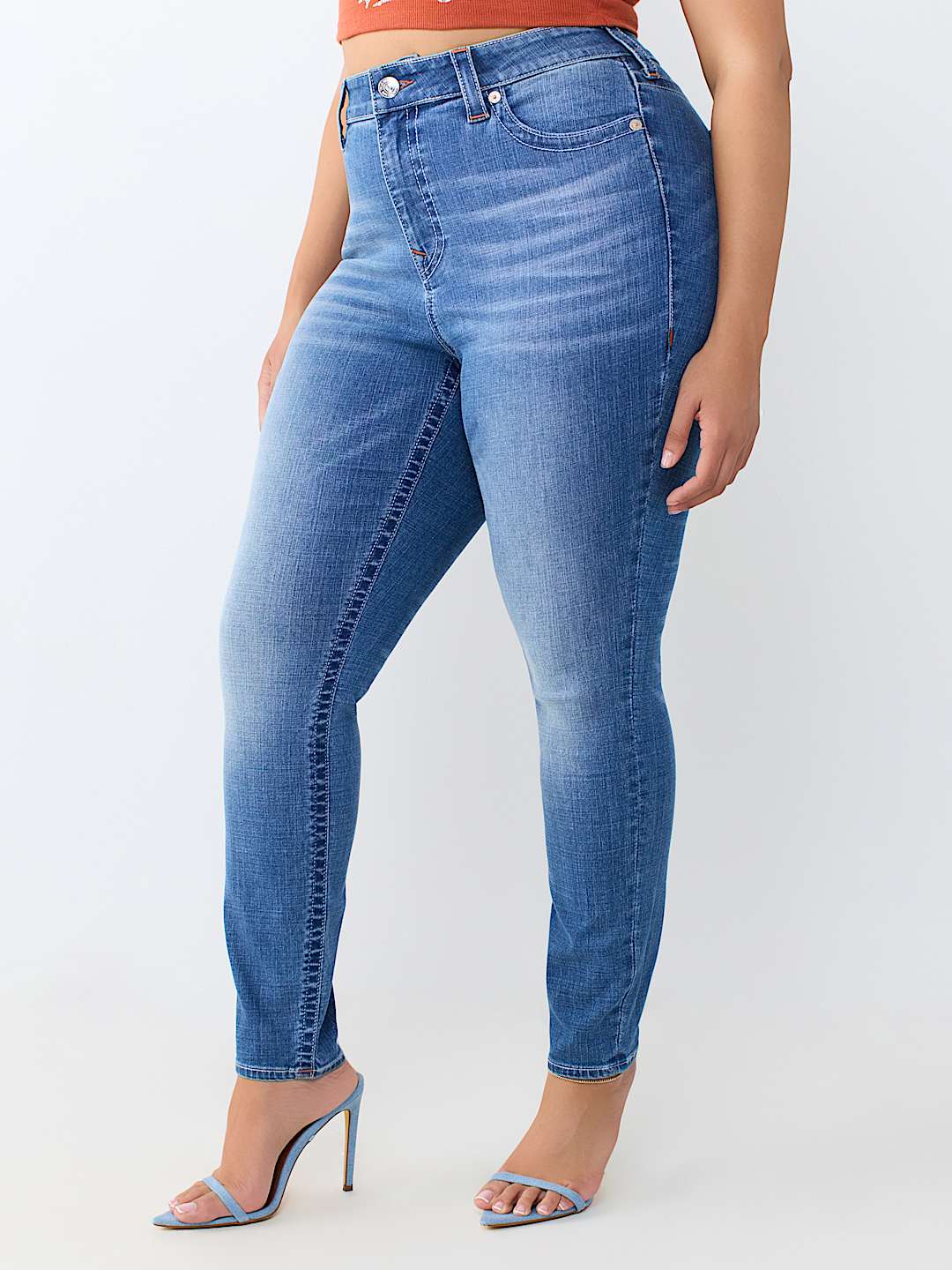 PLUS JENNIE MID RISE CURVY SKINNY JEAN