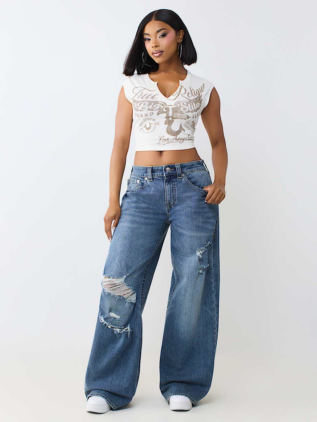 JESSIE MID RISE SUPER BAGGY JEAN