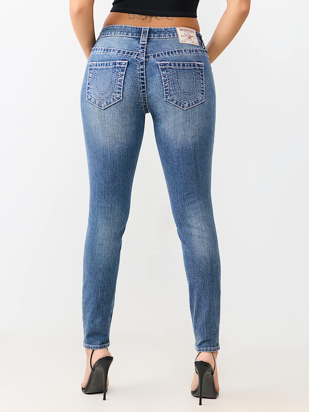 JENNIE MID RISE BIG T CURVY SKINNY JEAN