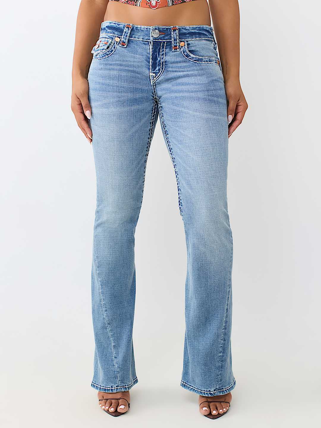 JOEY LOW RISE SUPER T FLAP FLARE JEAN