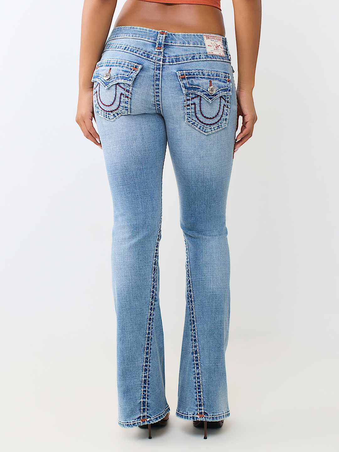 JOEY LOW RISE SUPER T FLAP FLARE JEAN