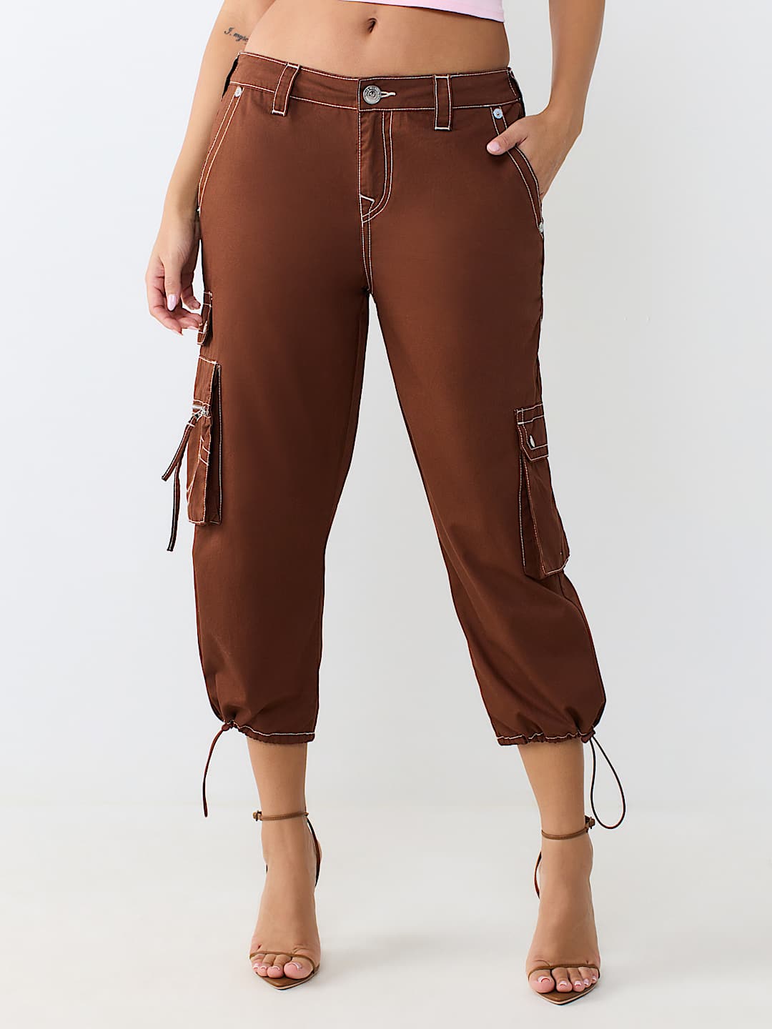 Y2K CARGO MID RISE CAPRI
