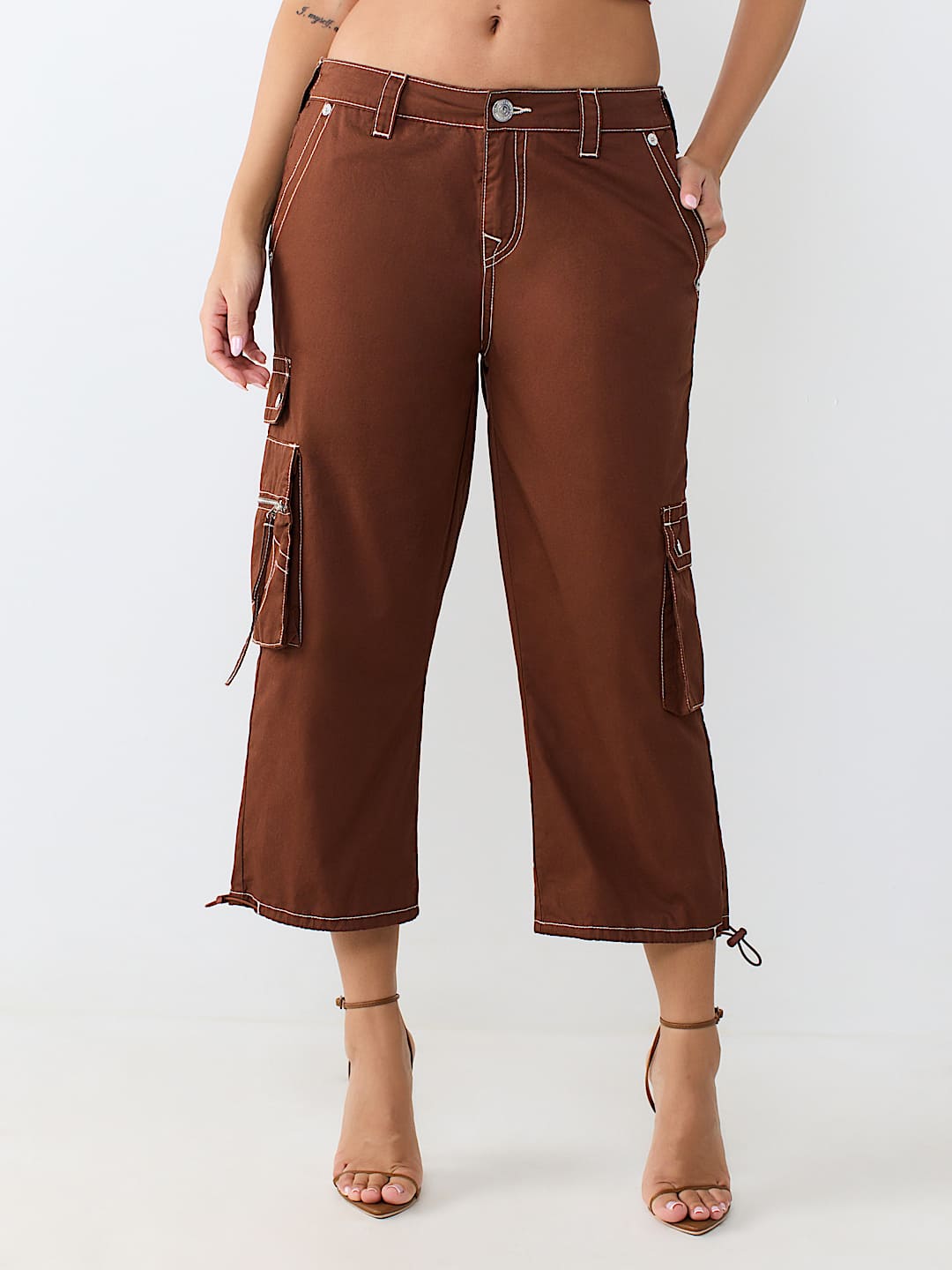 Y2K CARGO MID RISE CAPRI