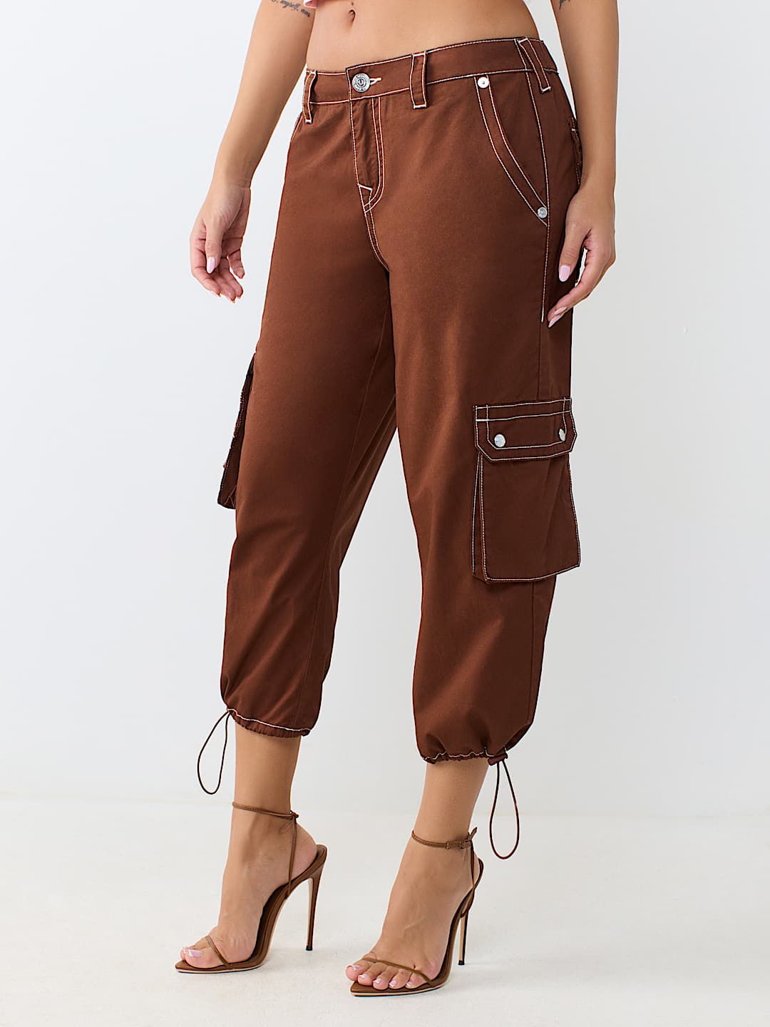 Y2K CARGO MID RISE CAPRI