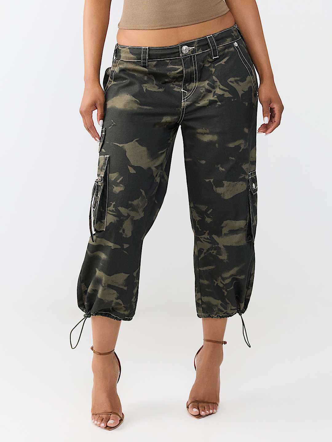 Y2K CARGO MID RISE CAPRI