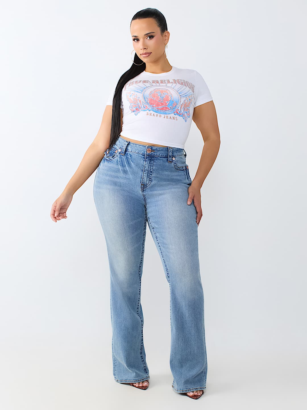 PLUS BECCA MID RISE BOOTCUT JEAN