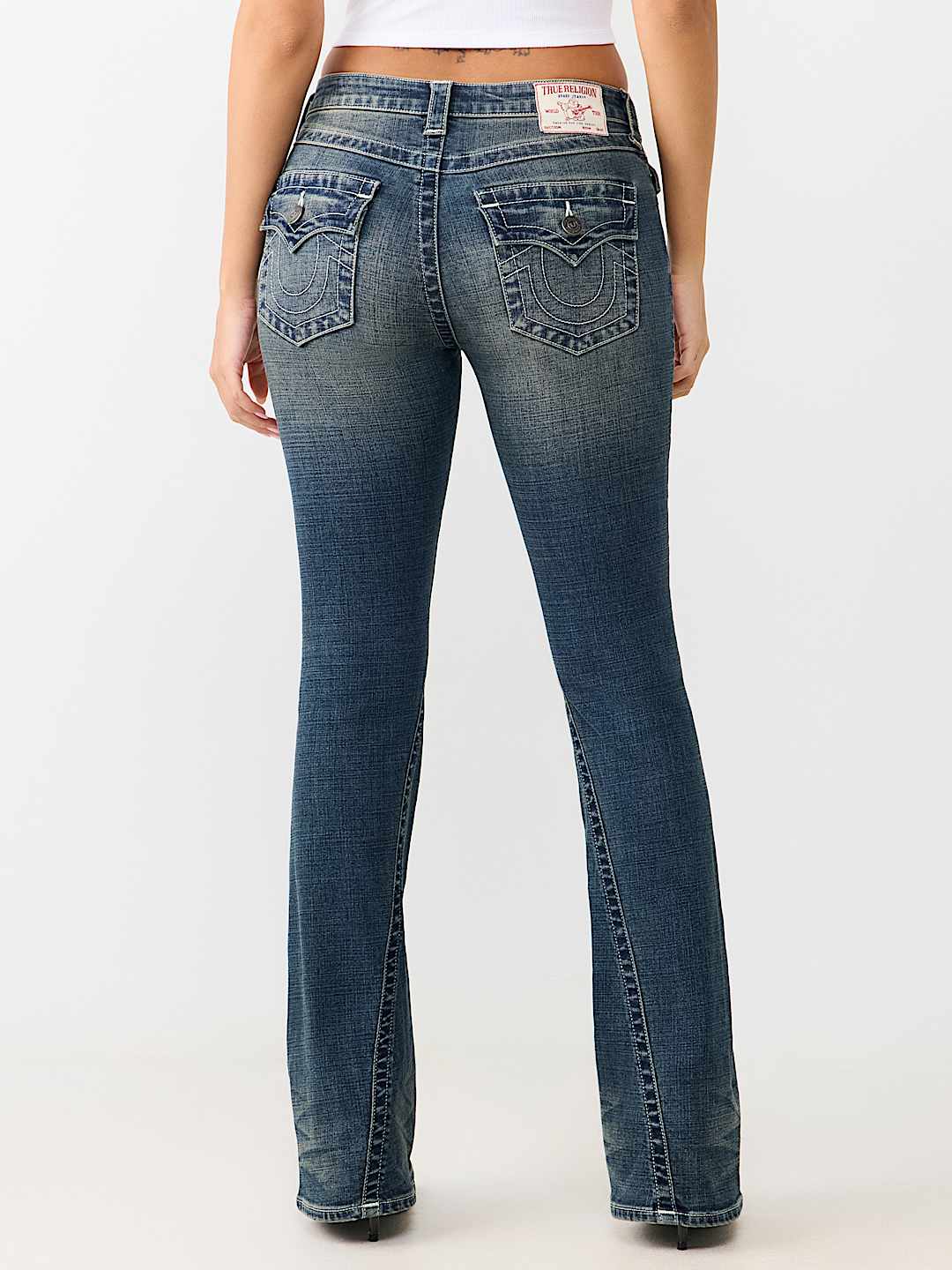 JOEY MID RISE FLAP FLARE JEAN