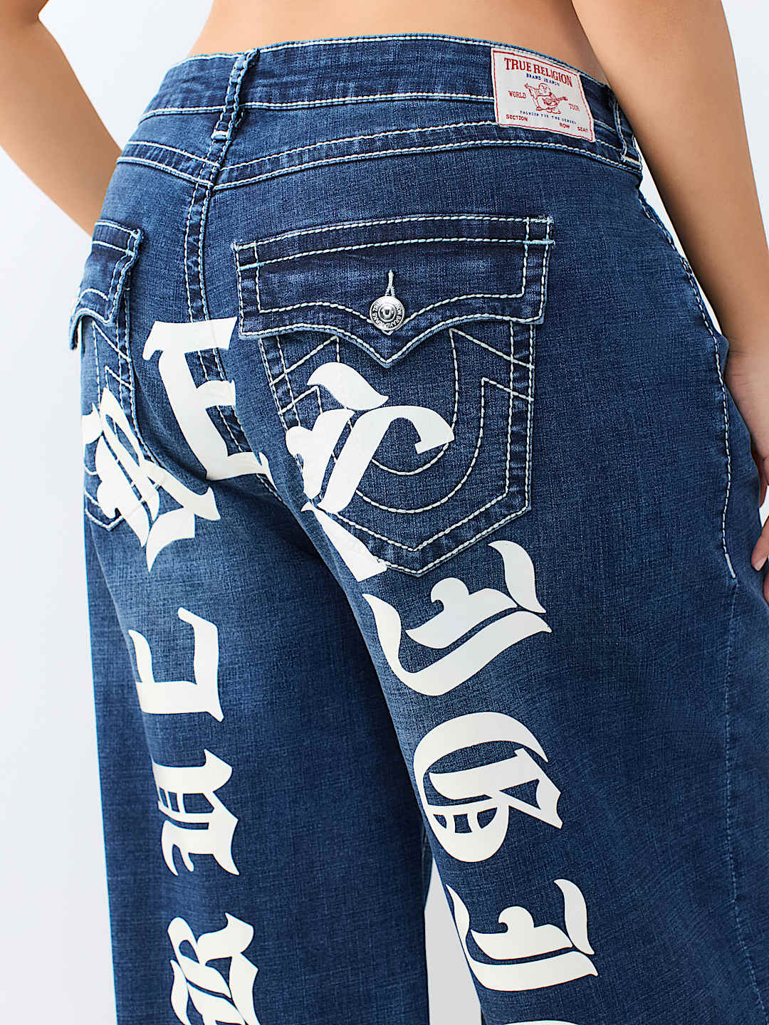 PLUS JESSIE BIG T FLAP SUPER BAGGY JEAN