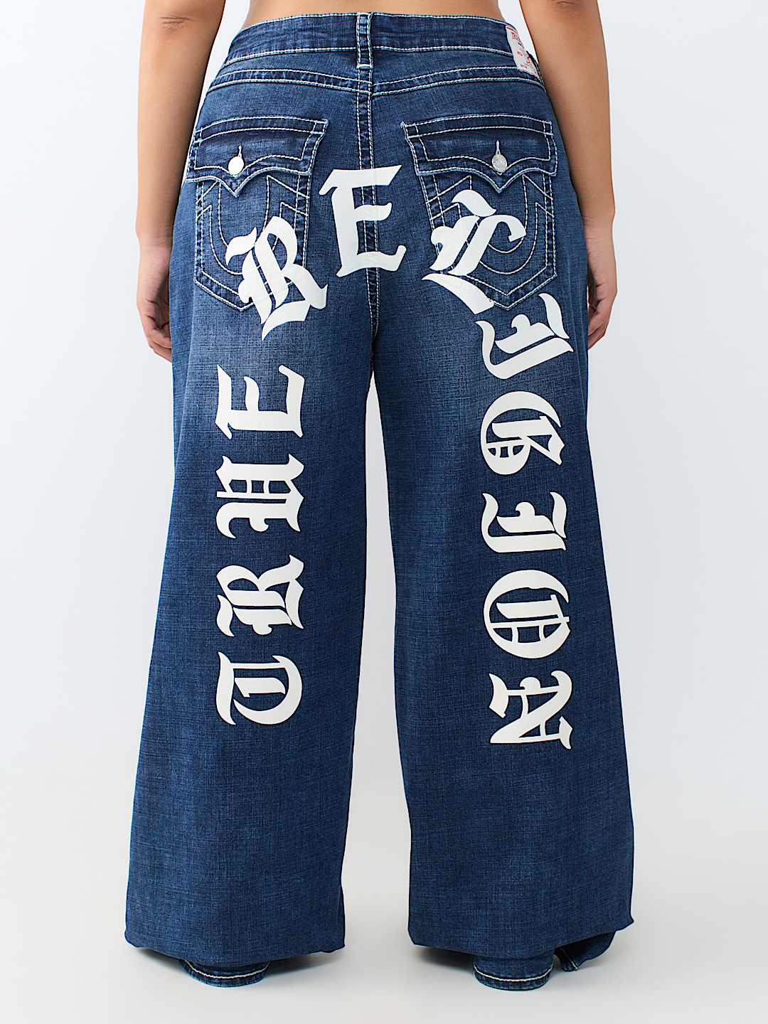 PLUS JESSIE BIG T FLAP SUPER BAGGY JEAN