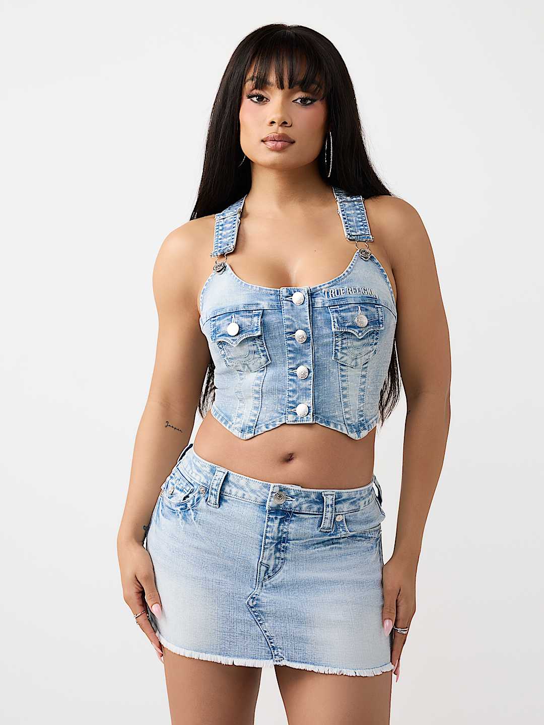 OVERALL DENIM TOP, image 2