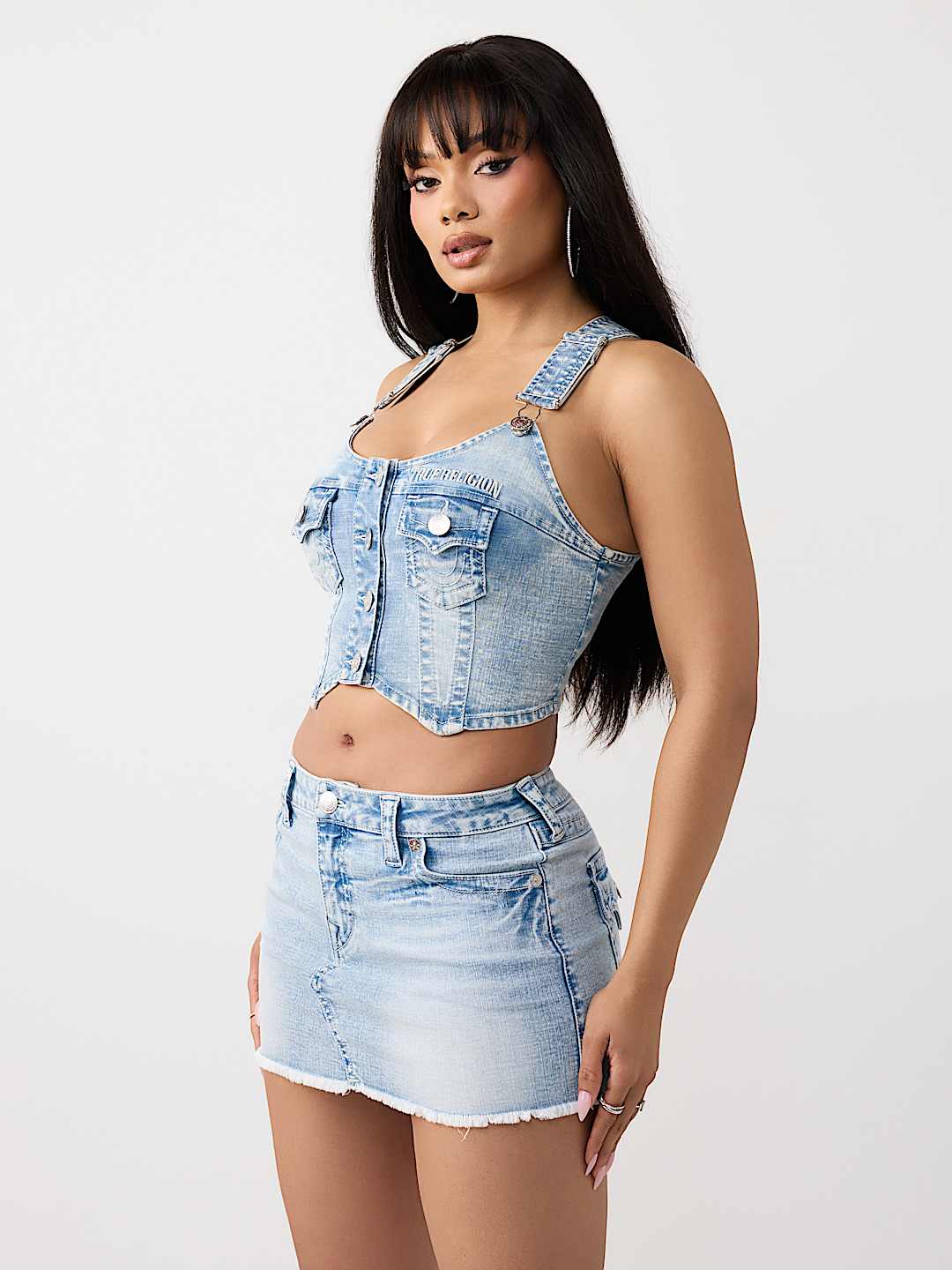 OVERALL DENIM TOP, image 4