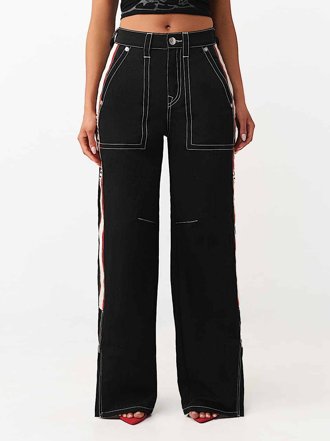 PANTALONES DE NAILON CON PIERNA DE BARRIL BAILEY, image 2