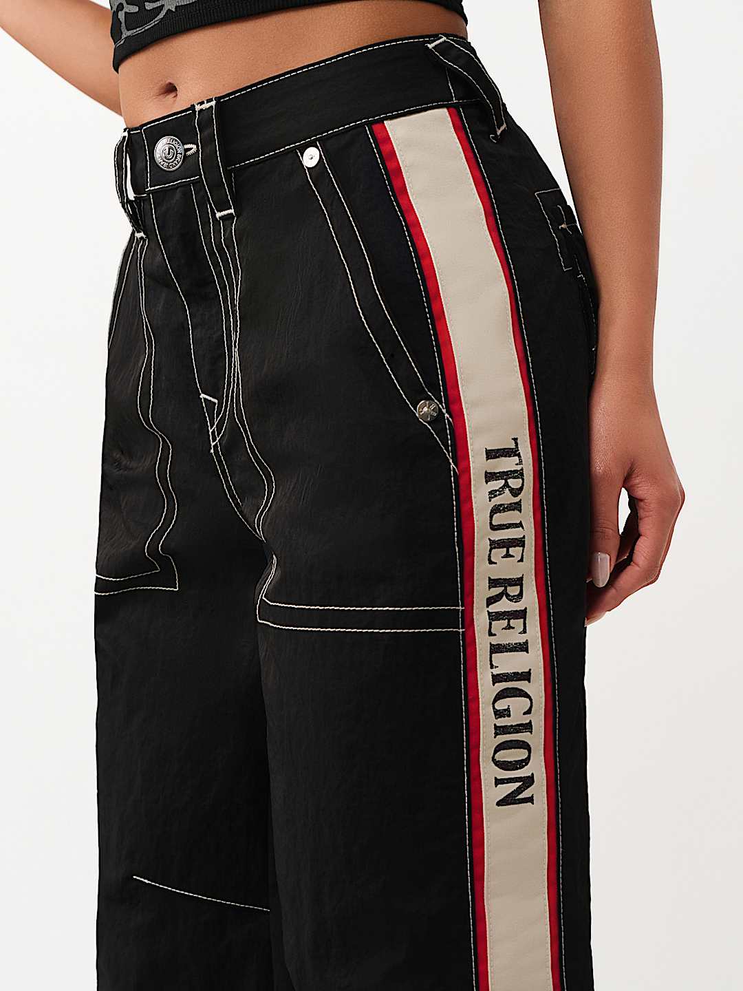 PANTALONES DE NAILON CON PIERNA DE BARRIL BAILEY, image 4