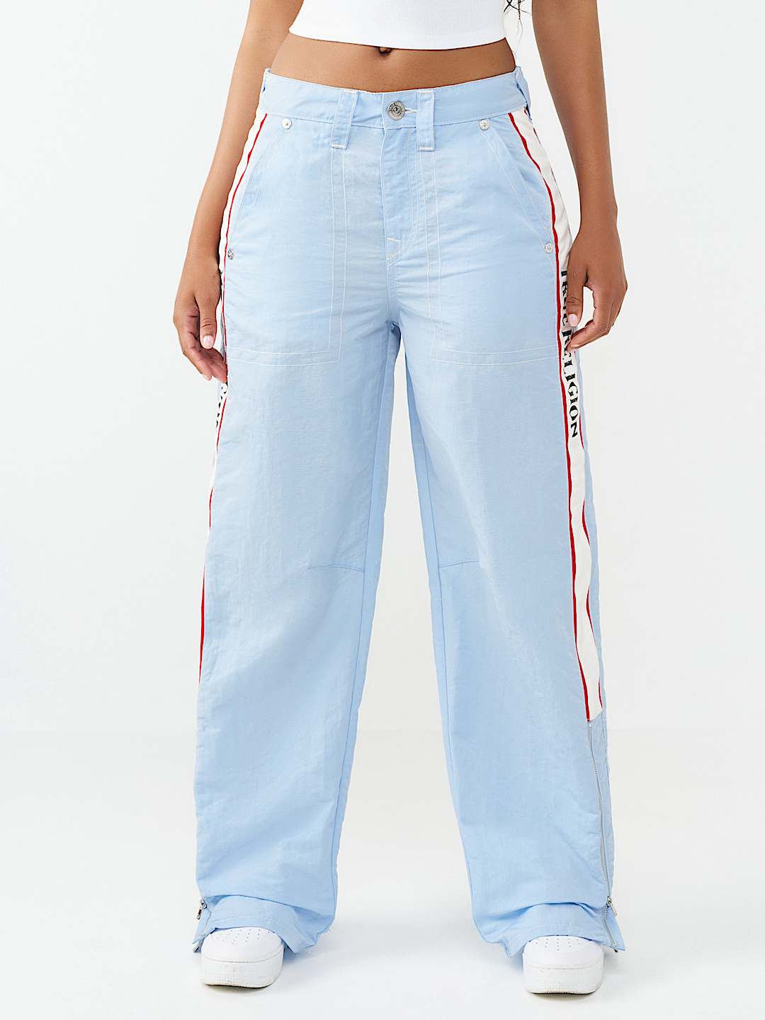BAILEY BARREL LEG NYLON PANT, image 2