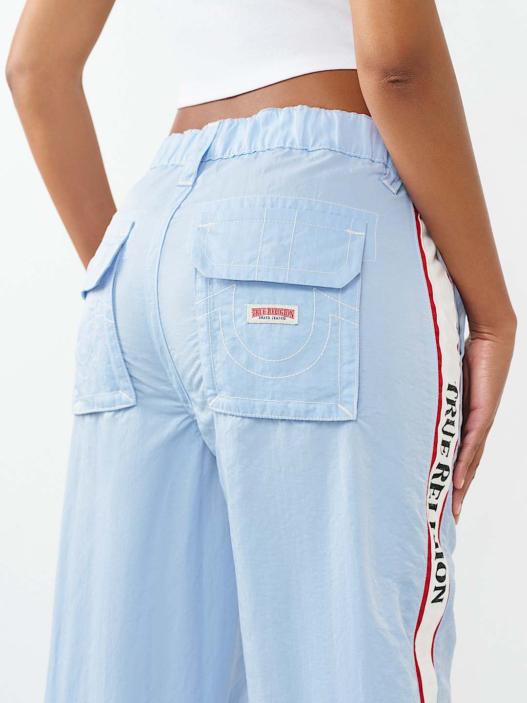 BAILEY BARREL LEG NYLON PANT, image 5