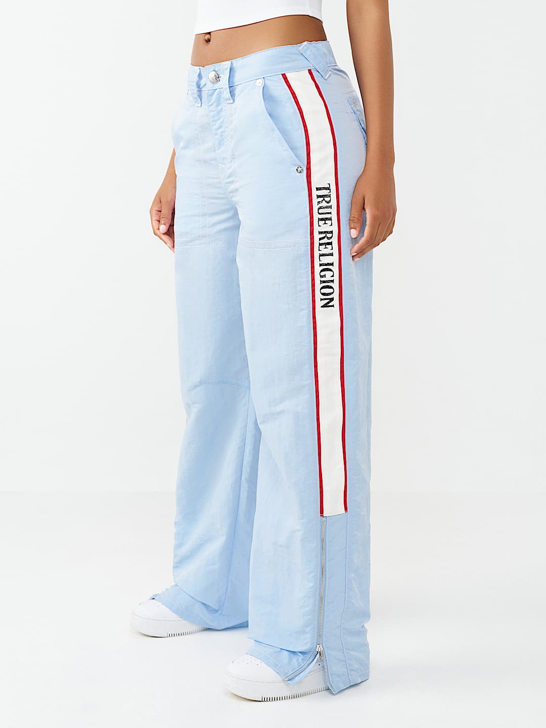 BAILEY BARREL LEG NYLON PANT, image 1