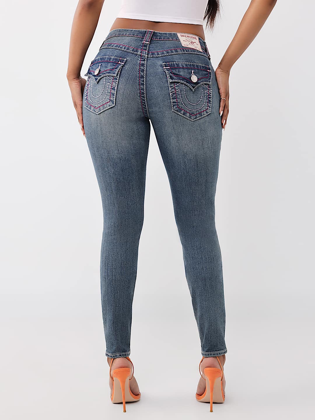 JEAN SKINNY MI-TAILLE &Agrave; RABAT JENNIE BIG&nbsp;T CURVY, image 5