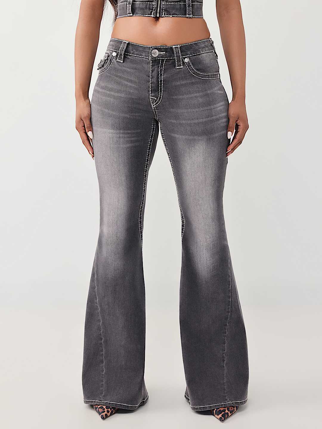 TWISTED MID RISE BIG T ULTRA FLARE JEAN, image 2
