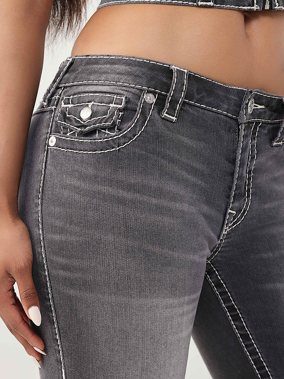TWISTED MID RISE BIG T ULTRA FLARE JEAN, image 6