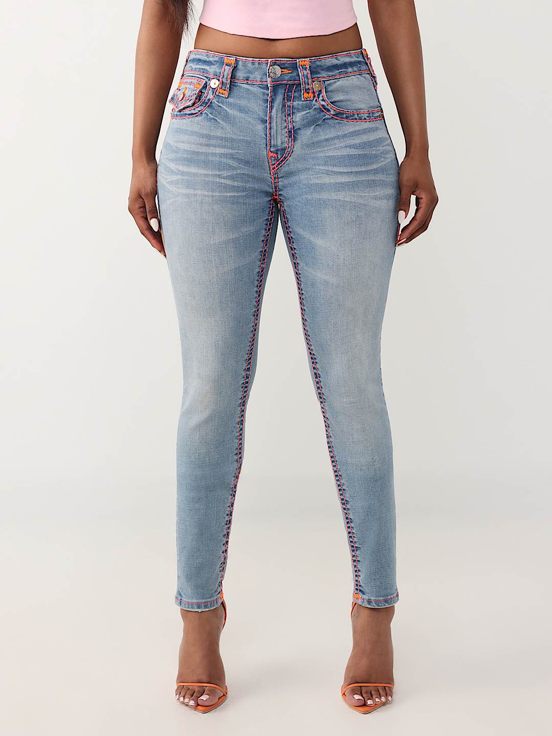 JEAN SKINNY MI-TAILLE &Agrave; RABAT SUPER&nbsp;T JENNIE CURVY, image 2