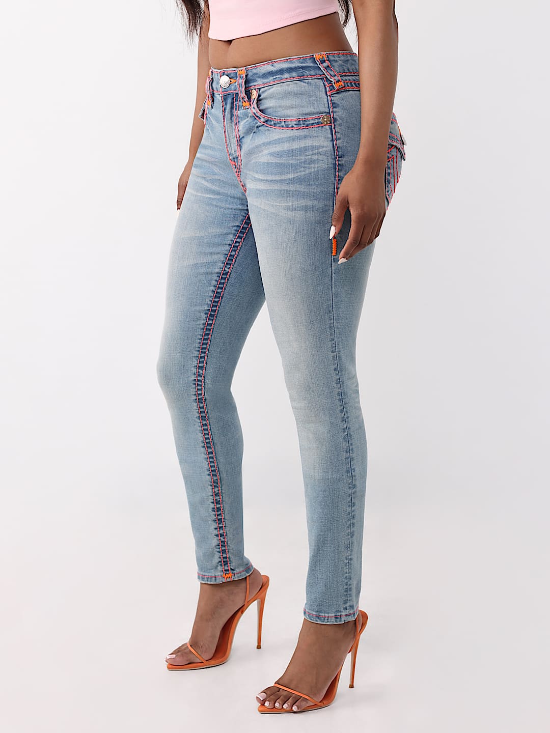 JEAN SKINNY MI-TAILLE &Agrave; RABAT SUPER&nbsp;T JENNIE CURVY, image 4