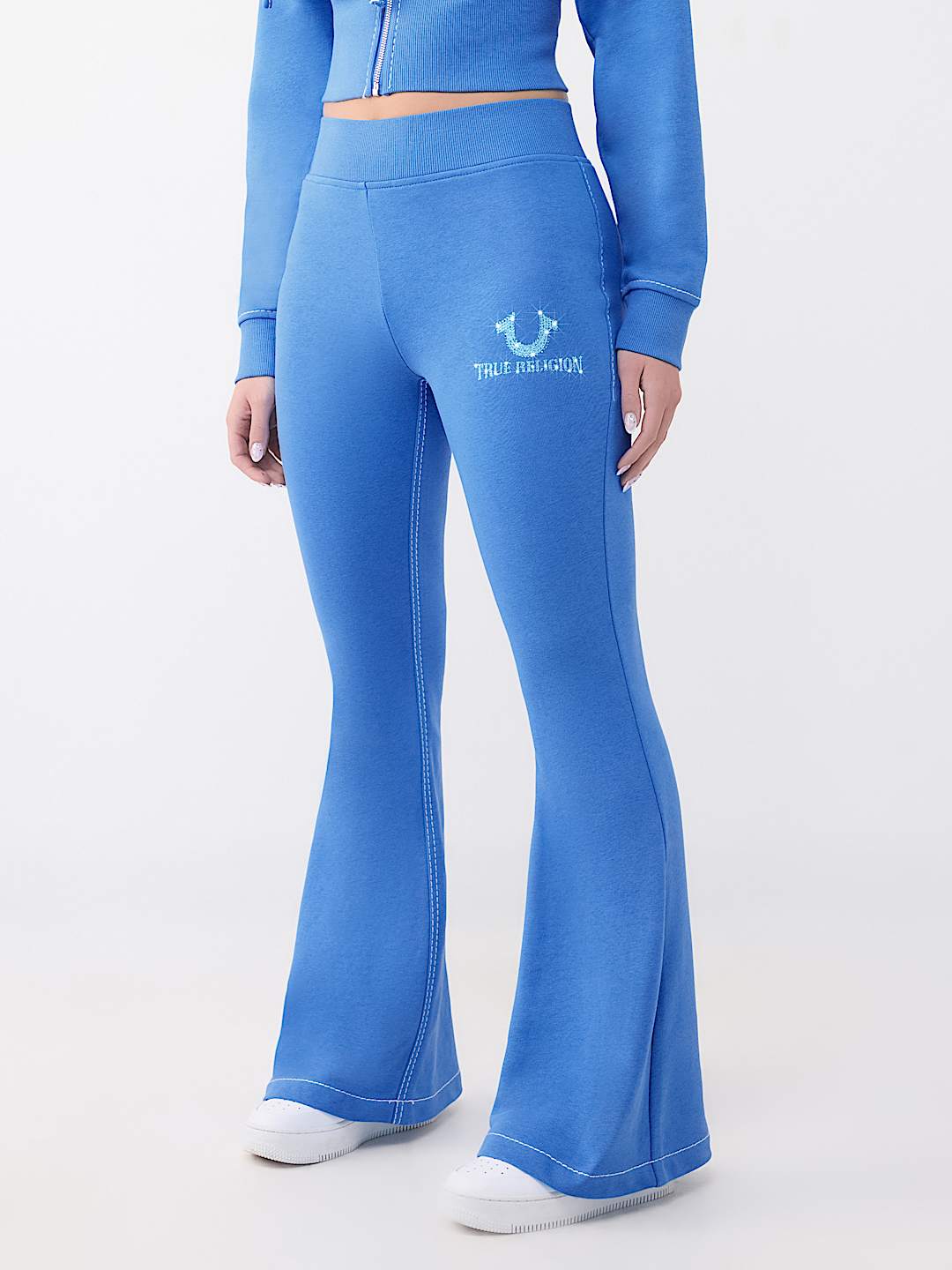 PANTALON &Eacute;VAS&Eacute; AVEC BRODERIE, image 4