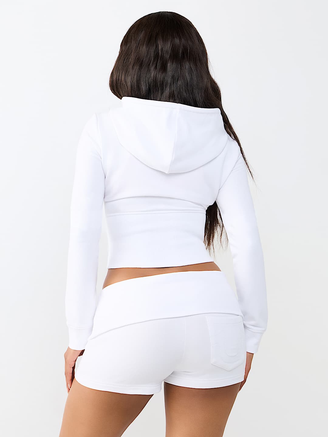 CRYSTAL TIGHT ZIP HOODIE