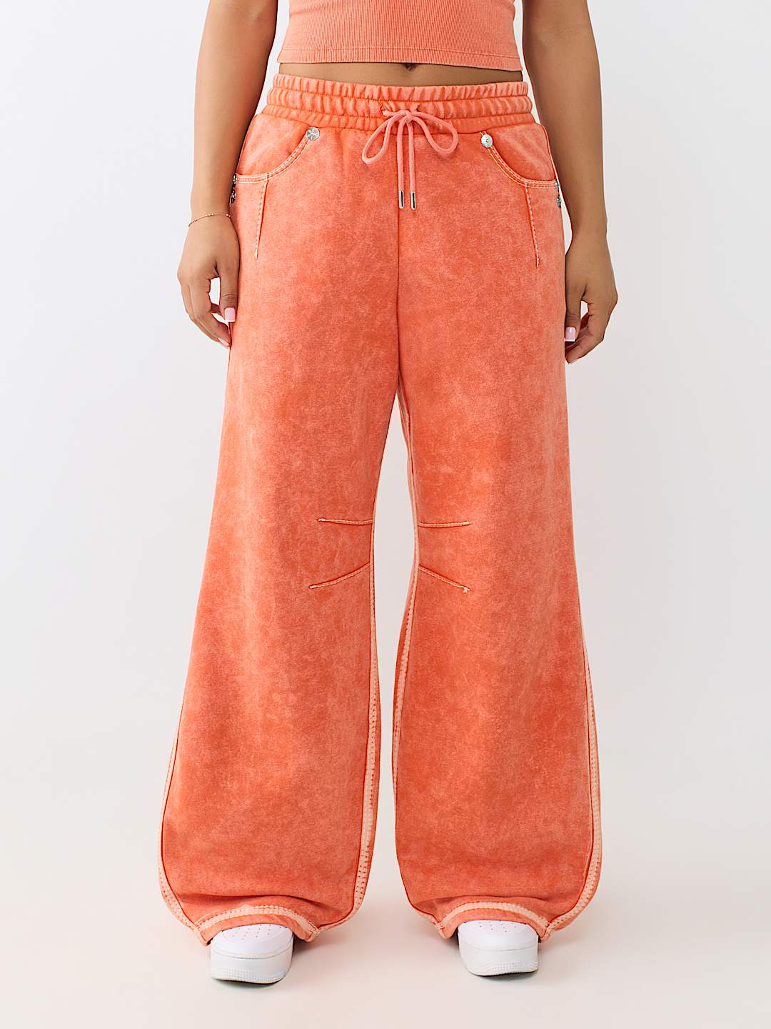 WASHED BIG T BARREL SWEATPANT